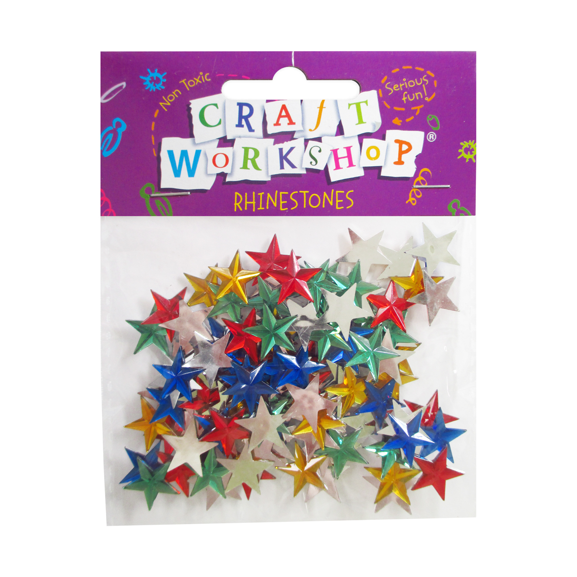 Craft Rhinestones Stars 40pc - The Make Company